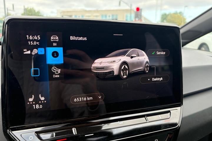 Rød VW ID.3 fra 2023