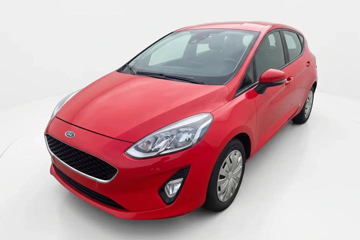 Rød Ford Fiesta fra 2019
