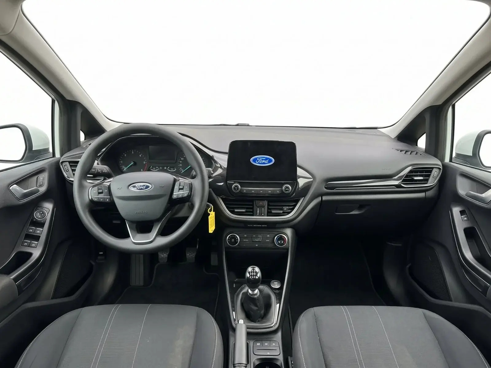 Rød Ford Fiesta fra 2019
