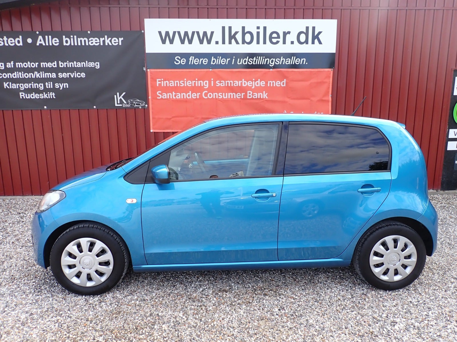 Blå Skoda Citigo fra 2017