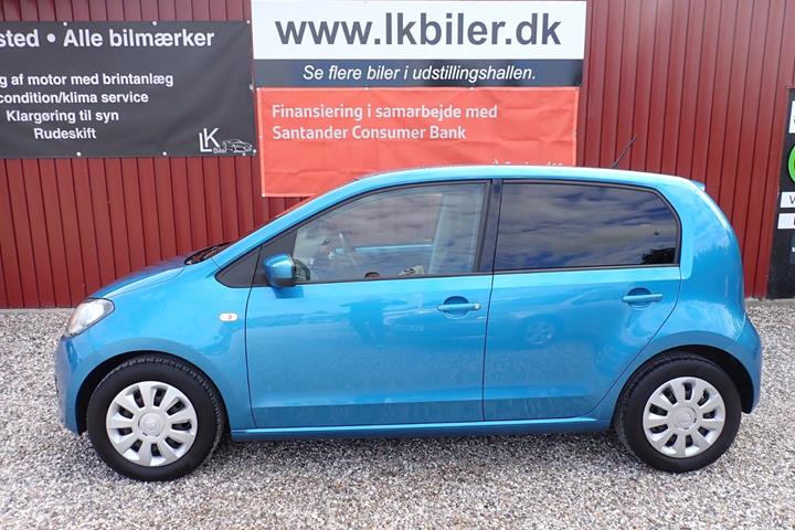 Blå Skoda Citigo fra 2017