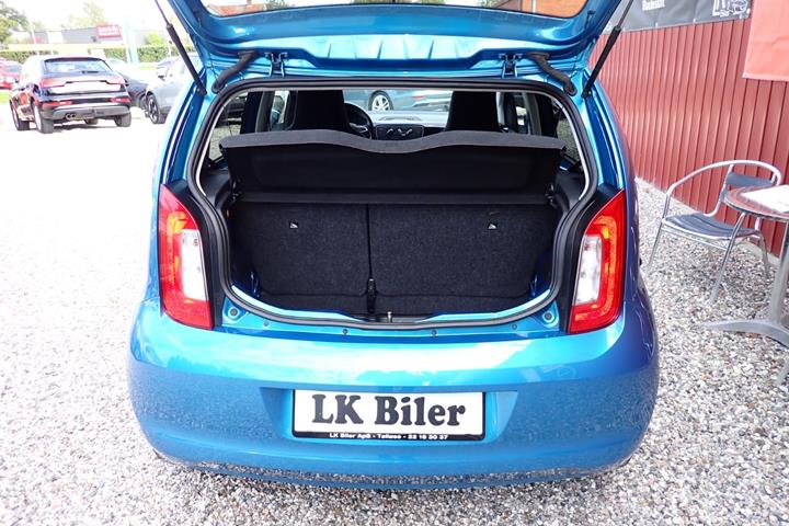 Blå Skoda Citigo fra 2017