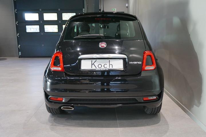 Sort Fiat 500 fra 2021
