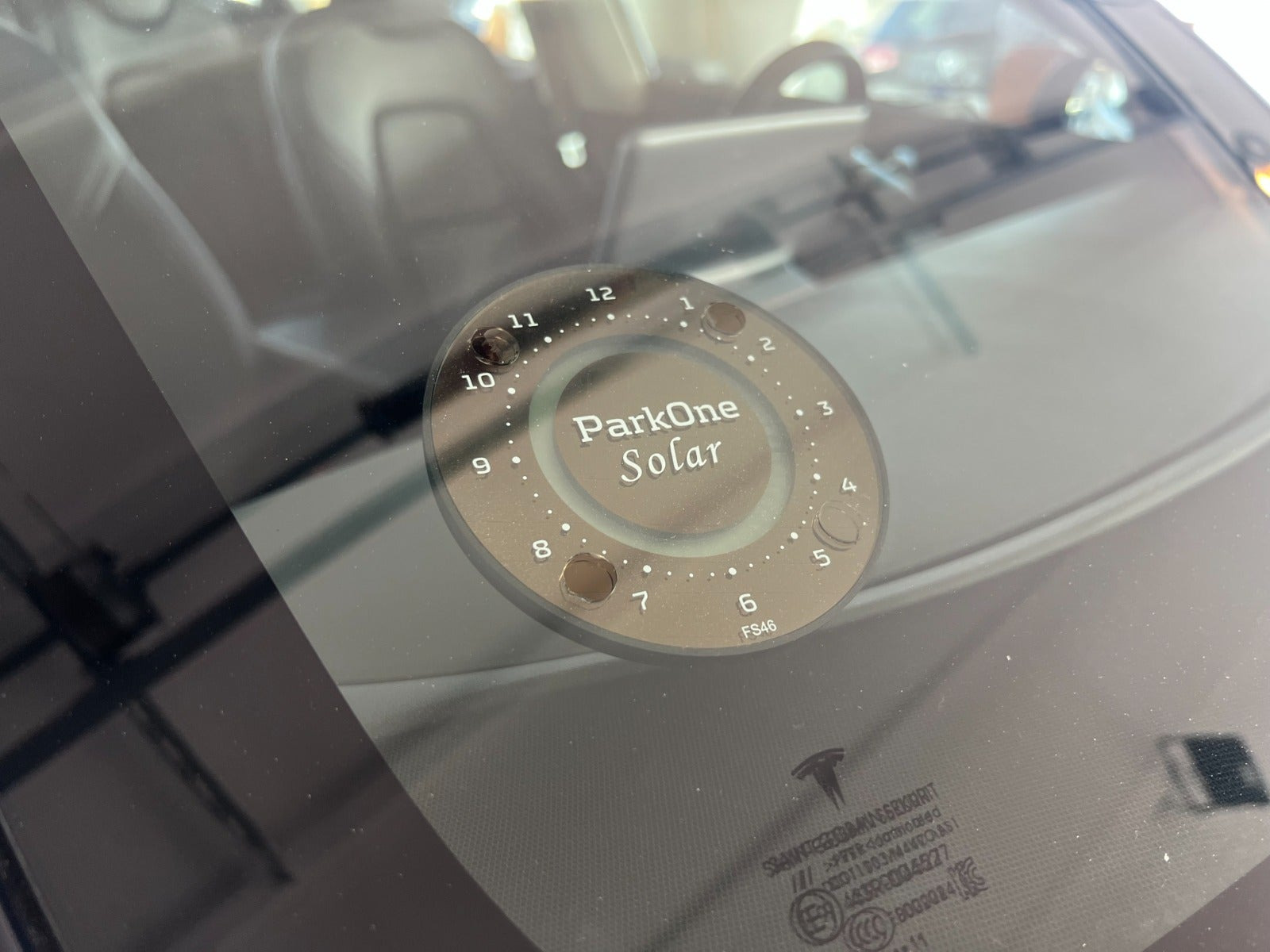Sort Tesla Model 3 fra 2021