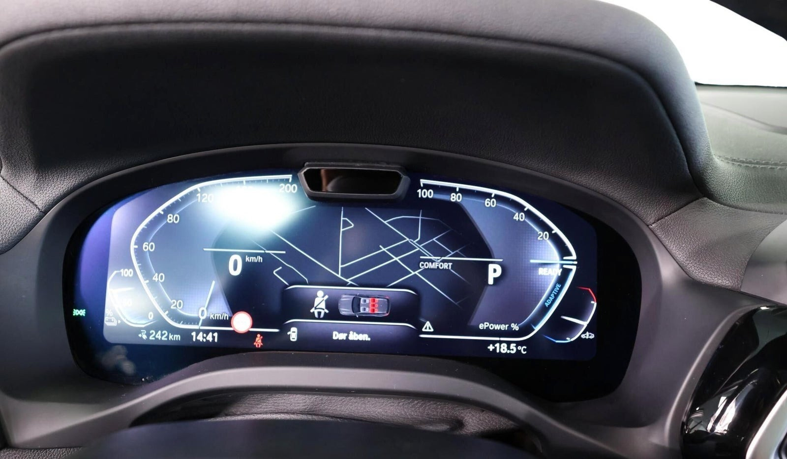 Grå BMW iX3 fra 2023