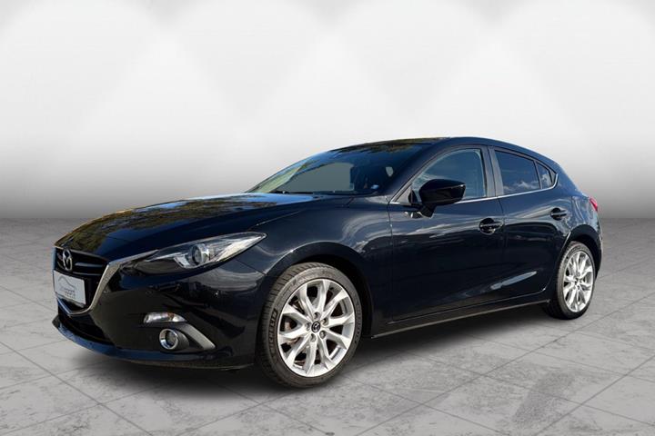 Sort Mazda 3 fra 2015