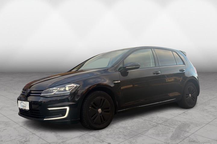 Sort VW e-Golf VII fra 2019