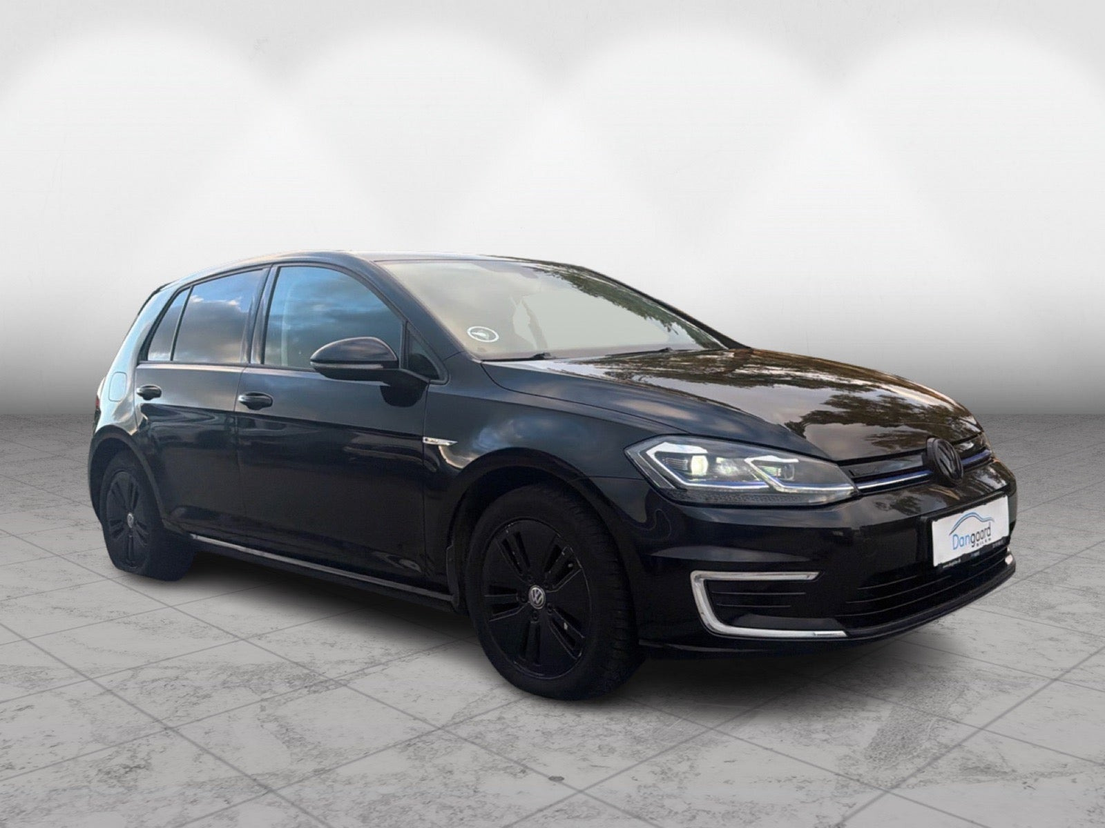 Sort VW e-Golf VII fra 2019