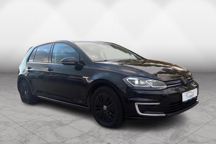 Sort VW e-Golf VII fra 2019