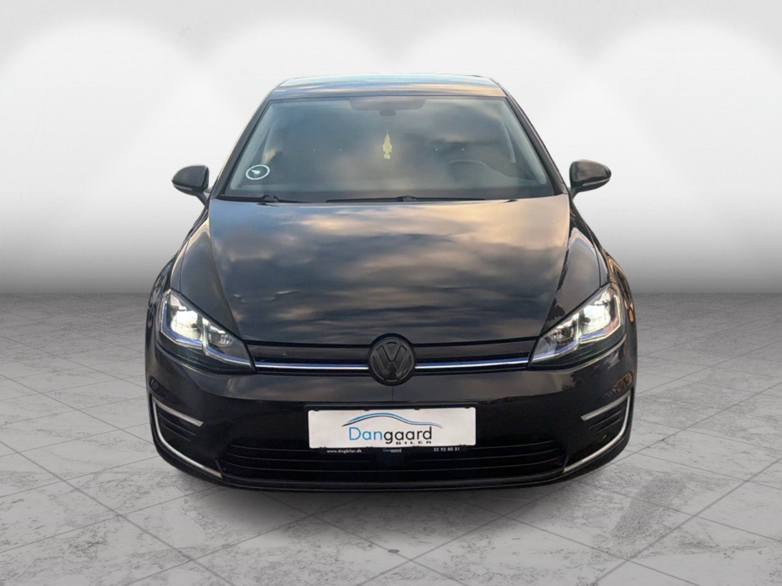 Sort VW e-Golf VII fra 2019