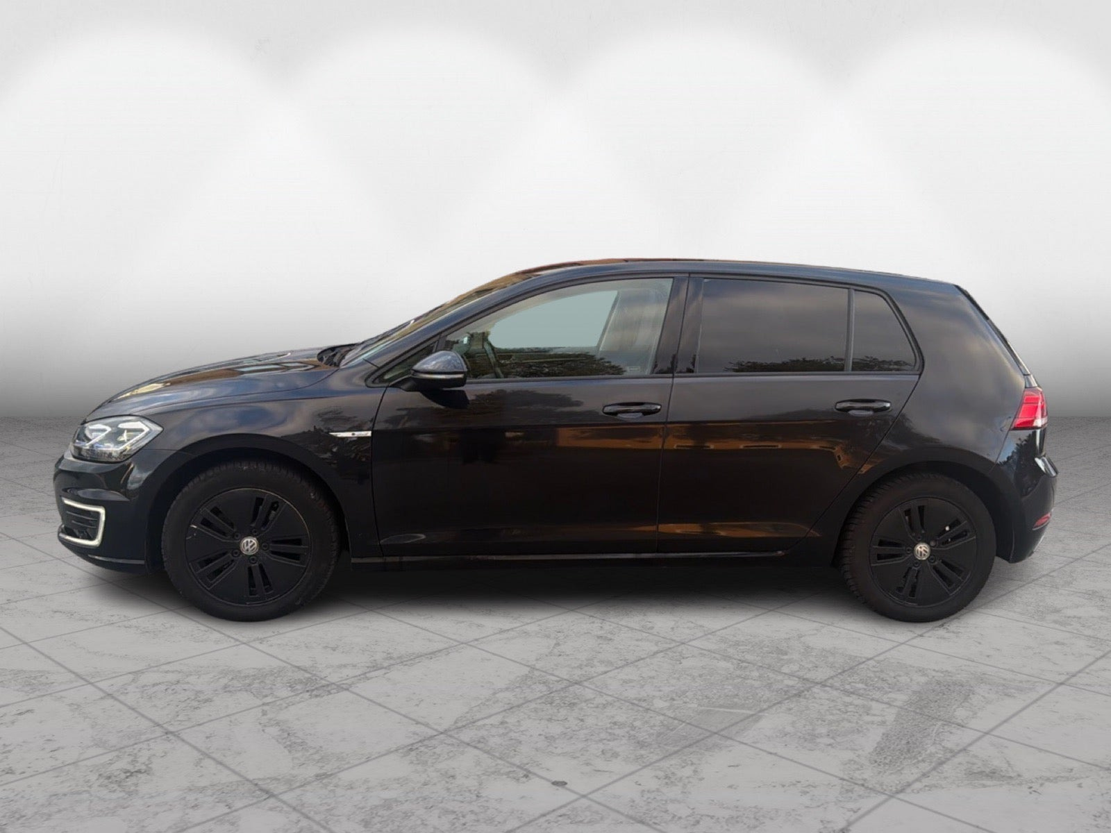 Sort VW e-Golf VII fra 2019