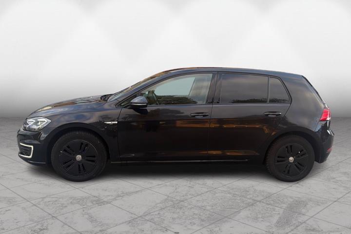 Sort VW e-Golf VII fra 2019