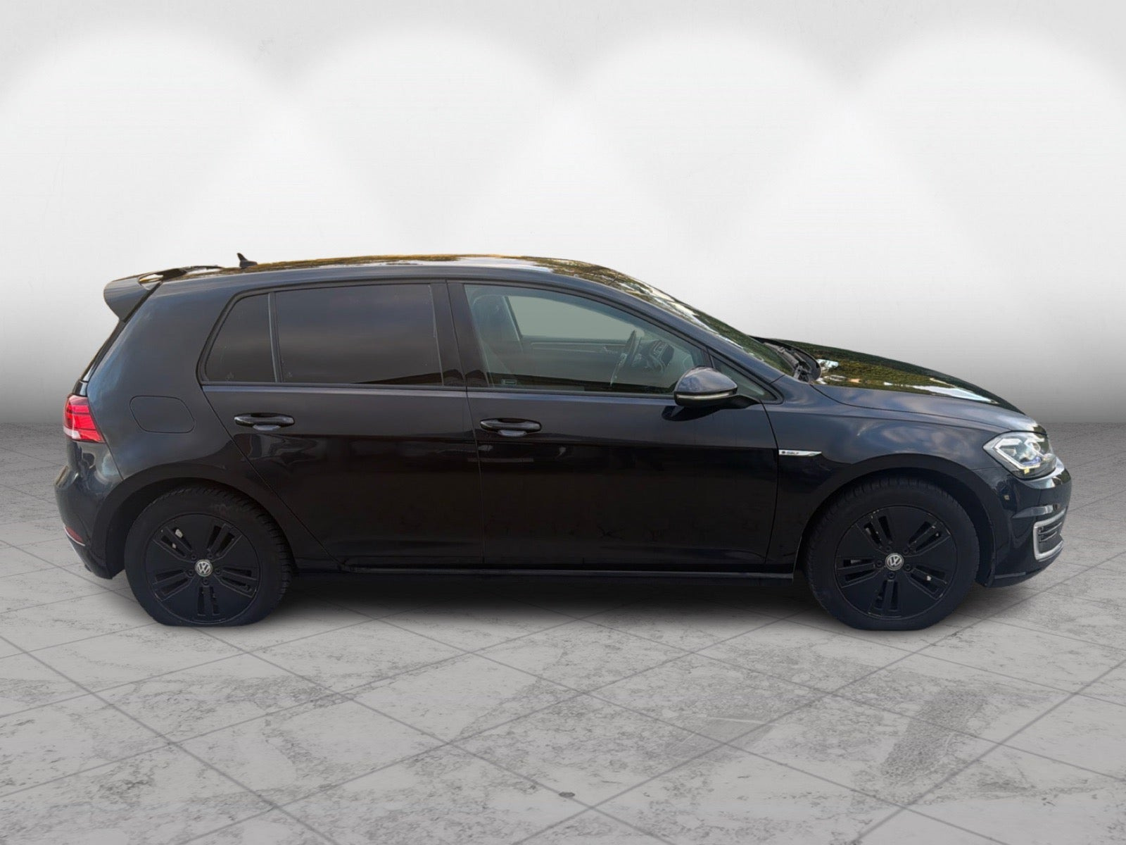 Sort VW e-Golf VII fra 2019