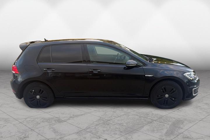 Sort VW e-Golf VII fra 2019