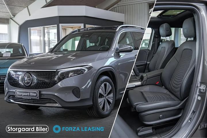 Grå Mercedes EQB250+ fra 2024