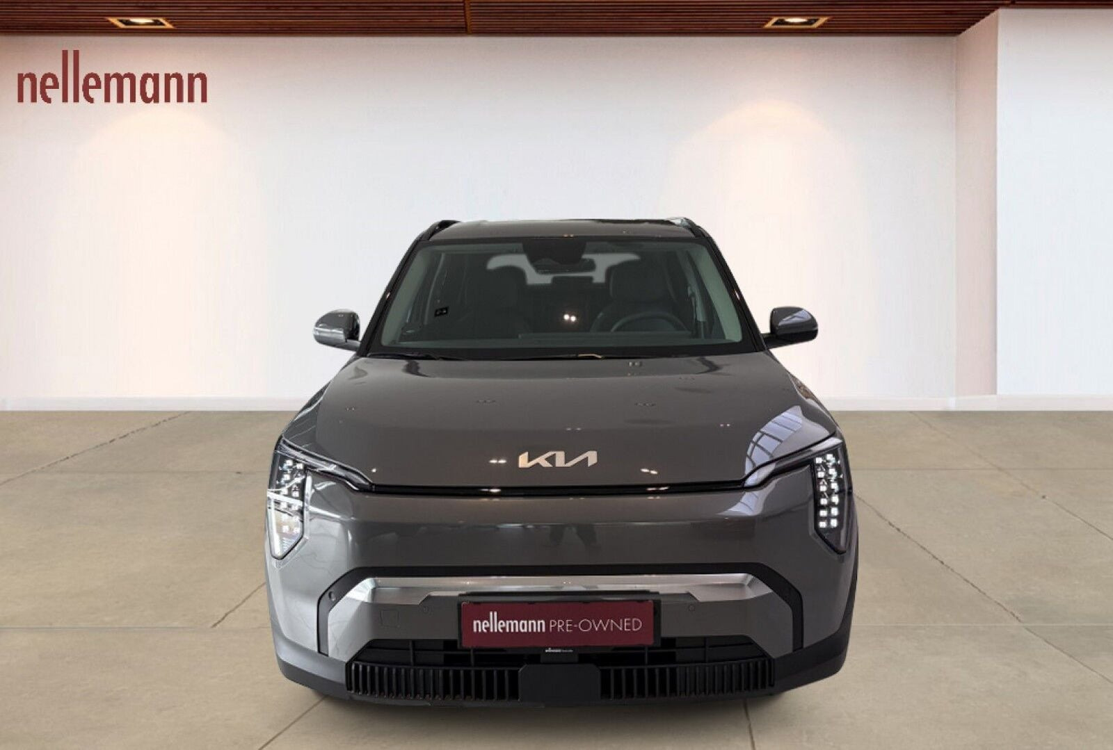 Grå Kia EV3 fra 2026