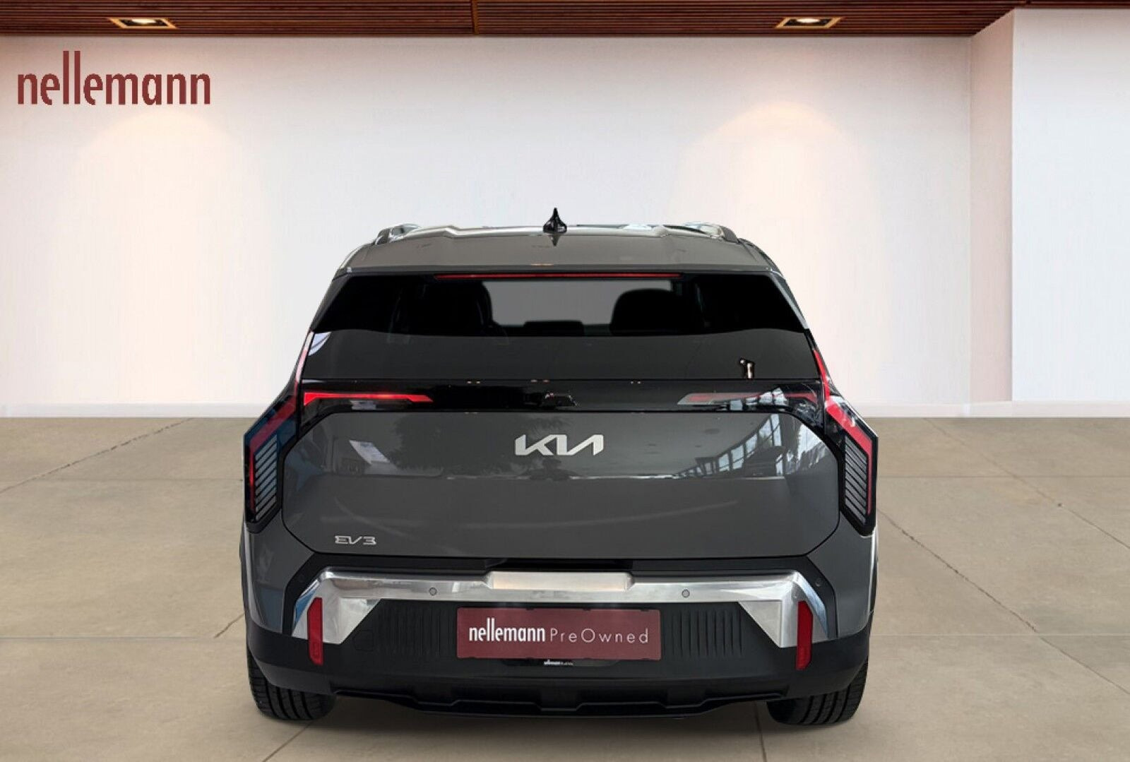 Grå Kia EV3 fra 2026