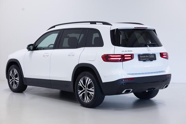 Hvid Mercedes GLB200 fra 2025