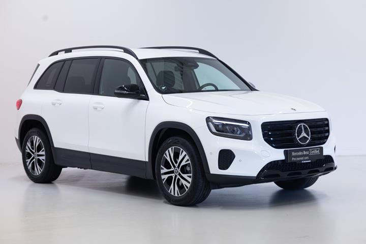 Hvid Mercedes GLB200 fra 2025