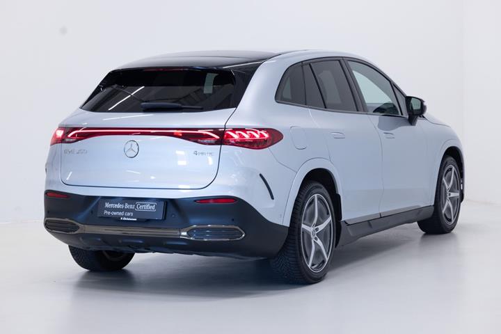 Sølv Mercedes EQE350 SUV fra 2025