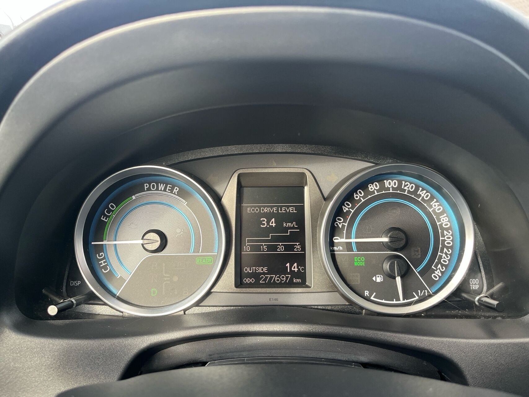 Hvid Toyota Auris fra 2014