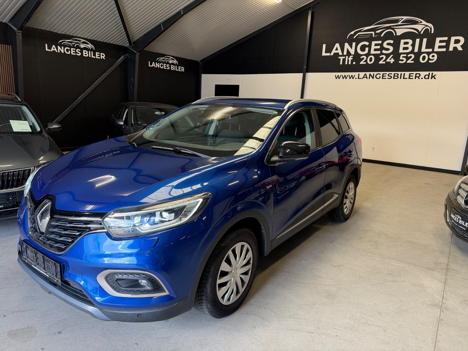 Blå Renault Kadjar fra 2019