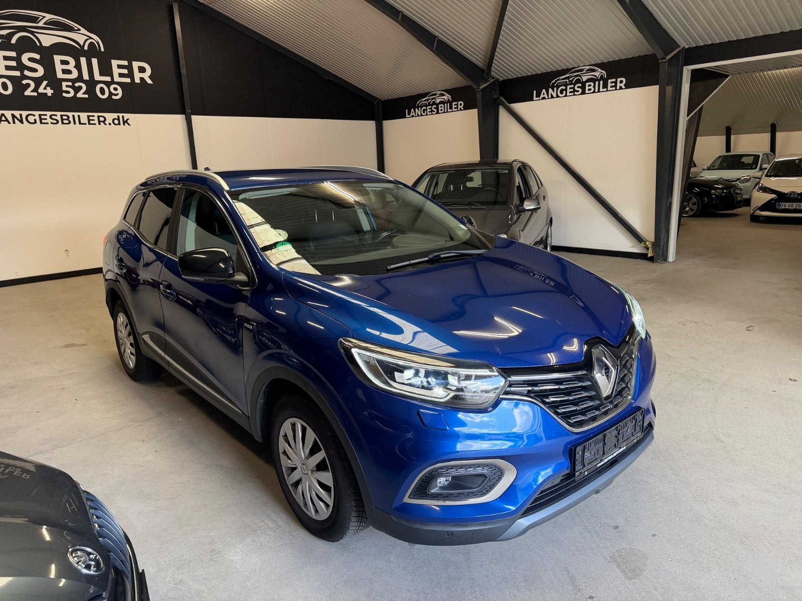 Blå Renault Kadjar fra 2019