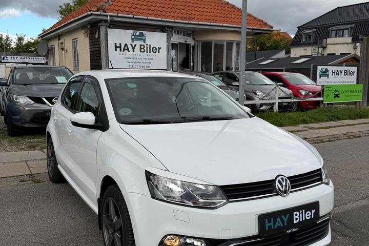Hvid VW Polo fra 2017