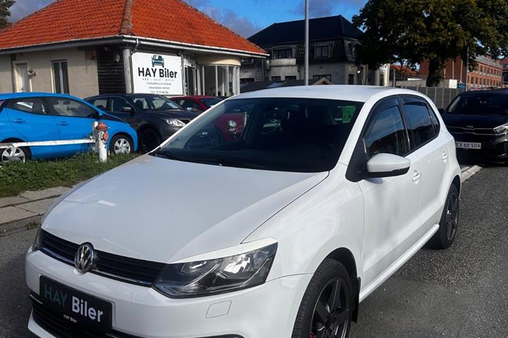 Hvid VW Polo fra 2017