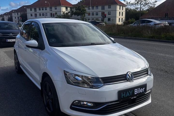 Hvid VW Polo fra 2017
