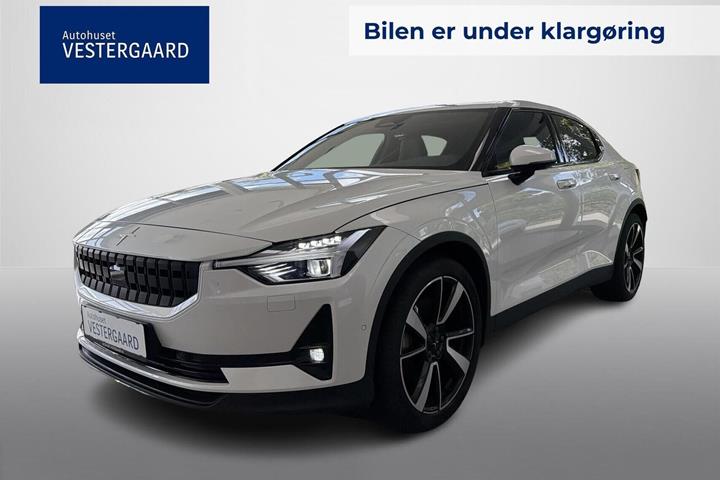 Hvid Polestar 2 fra 2021