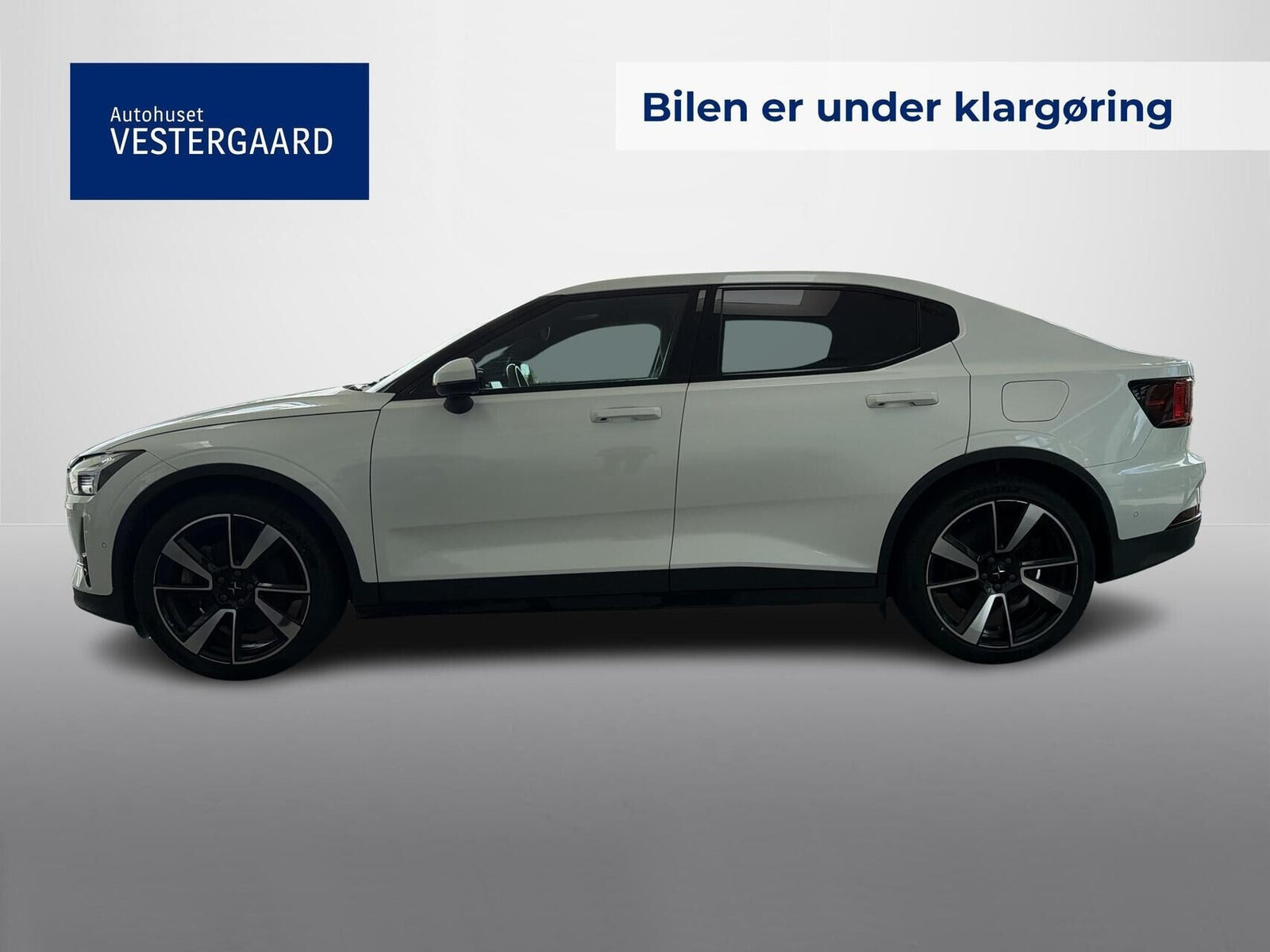 Hvid Polestar 2 fra 2021
