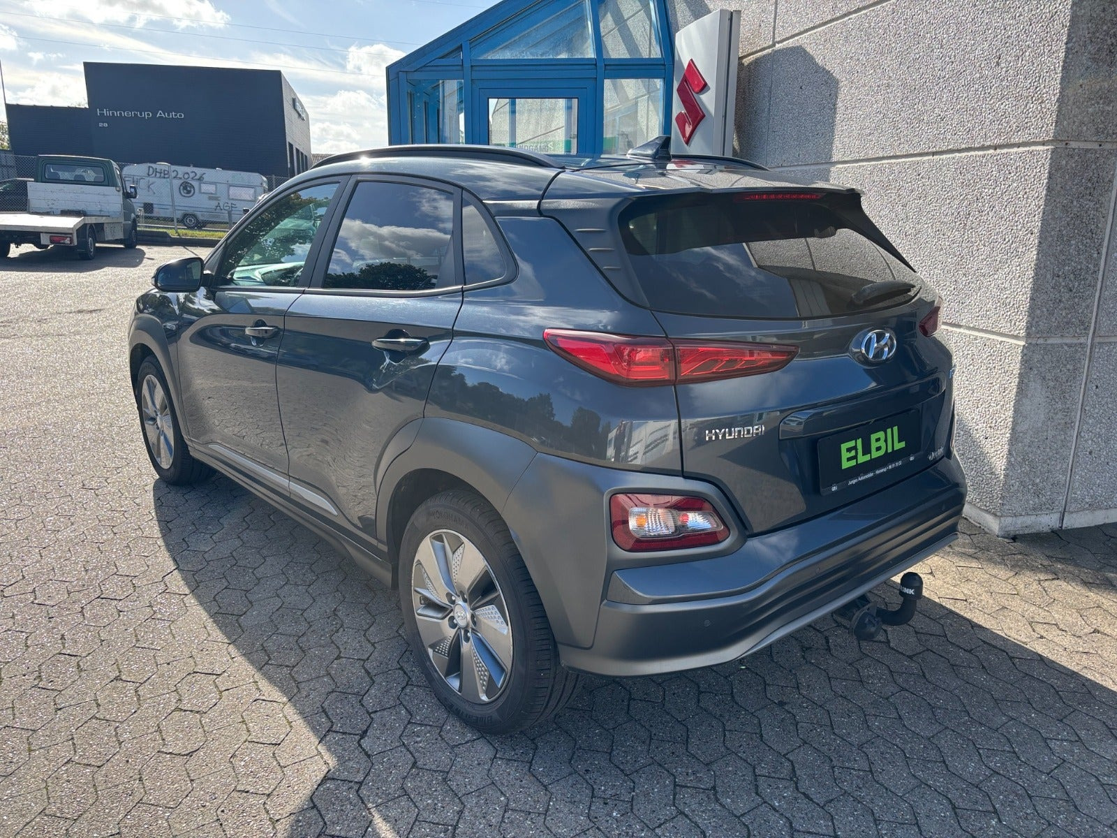 Grå Hyundai Kona fra 2020