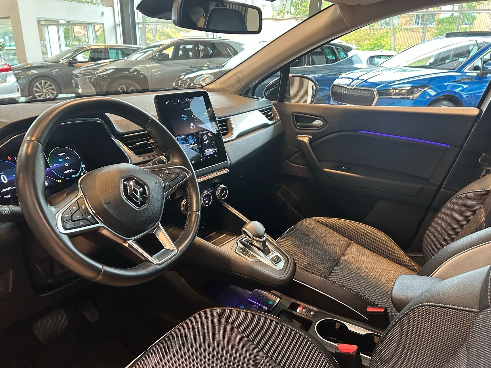 Hvid Renault Captur fra 2021