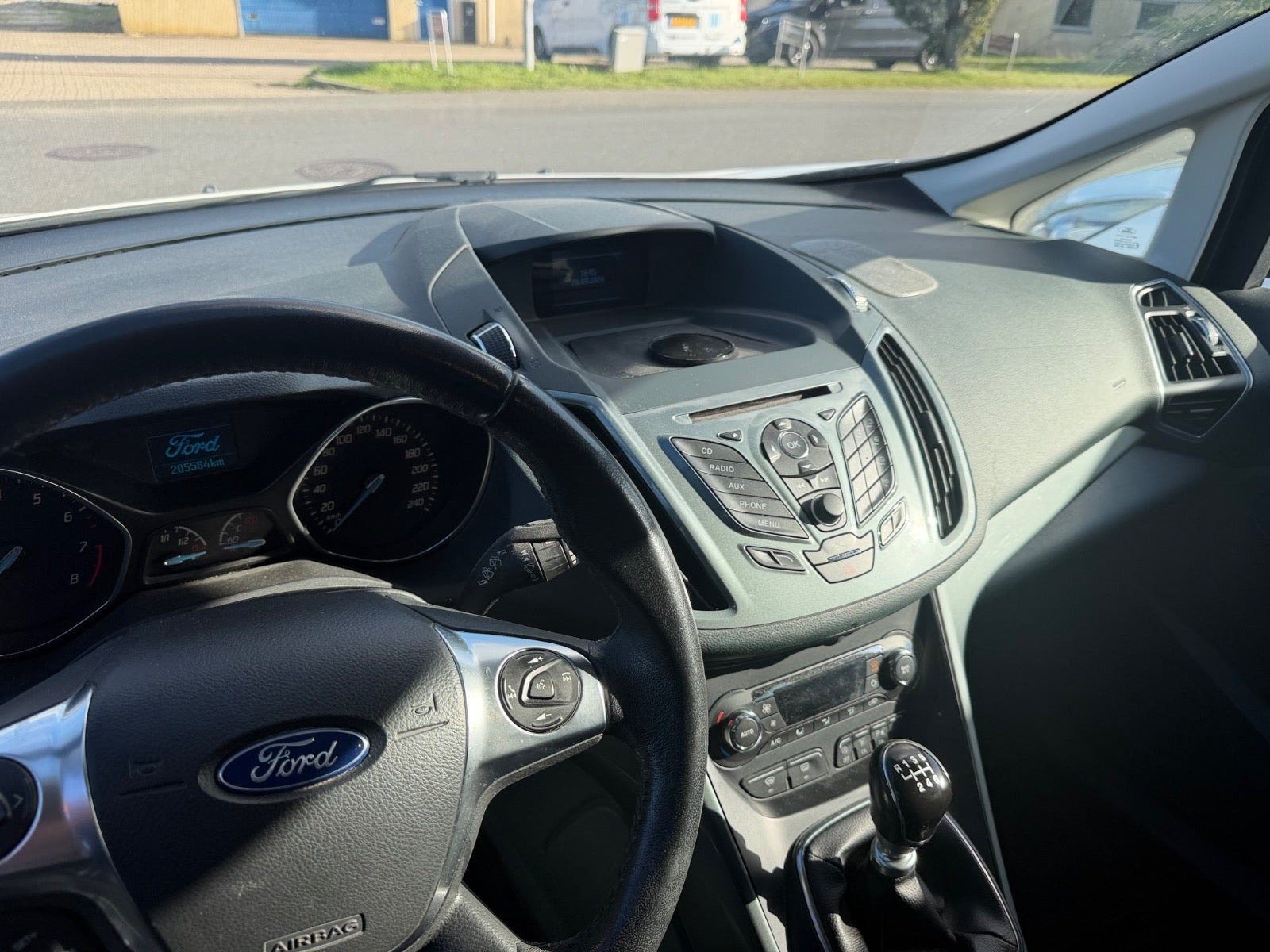Hvid Ford C-MAX fra 2013