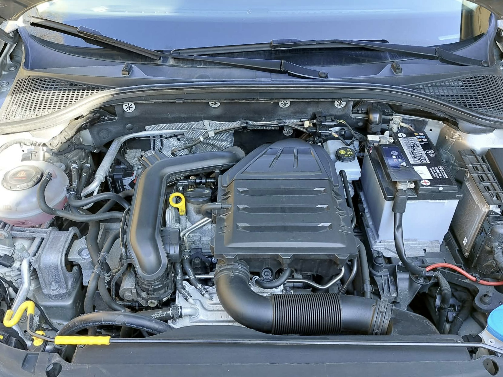 Grå Skoda Octavia fra 2019