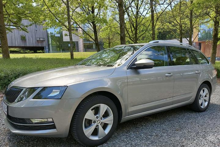 Grå Skoda Octavia fra 2019