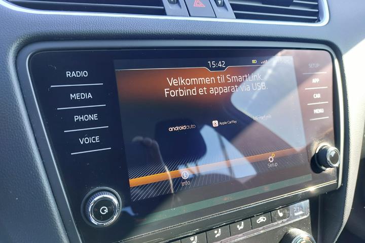 Grå Skoda Octavia fra 2019