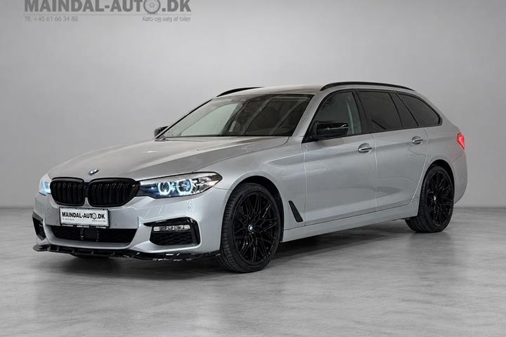 Grøn BMW 520d fra 2018
