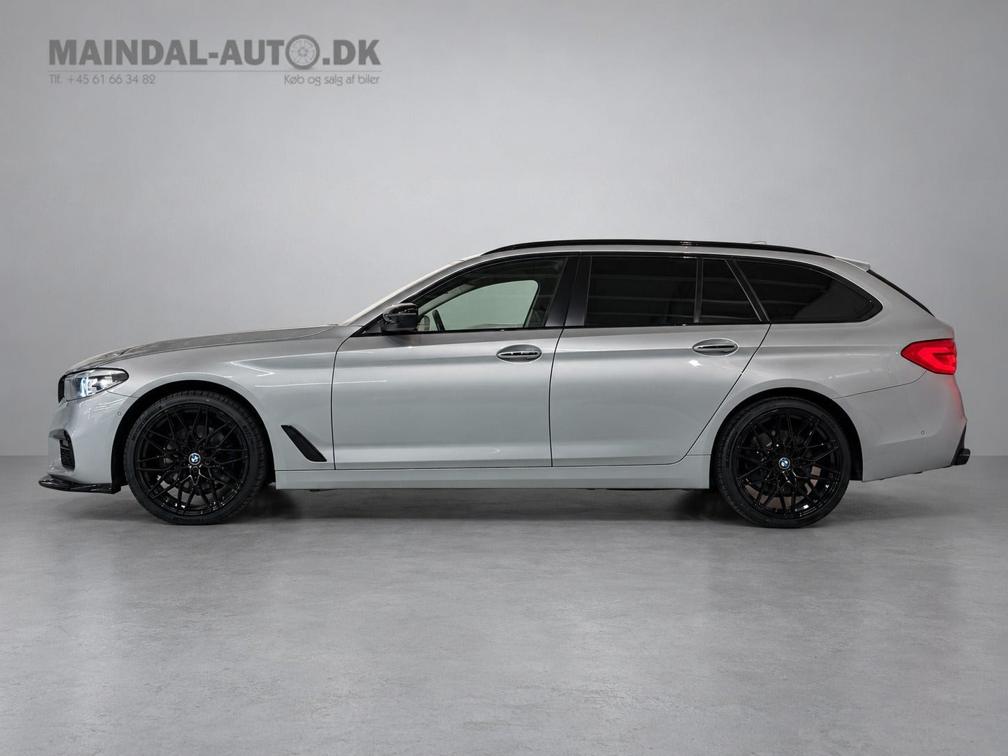 Grøn BMW 520d fra 2018