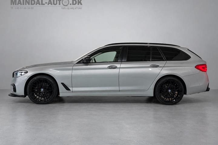 Grøn BMW 520d fra 2018