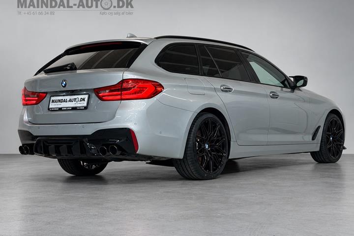 Grøn BMW 520d fra 2018
