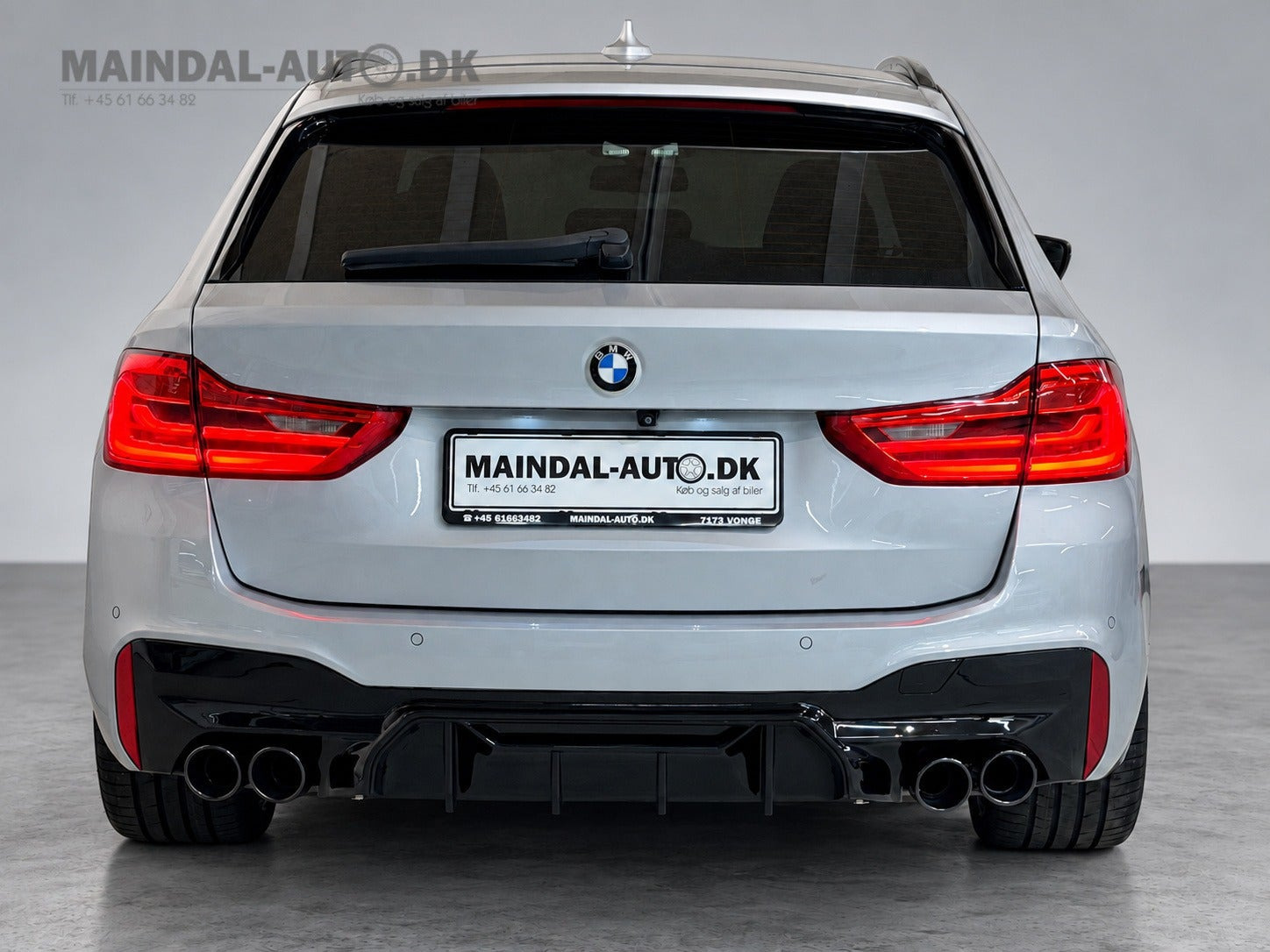Grøn BMW 520d fra 2018