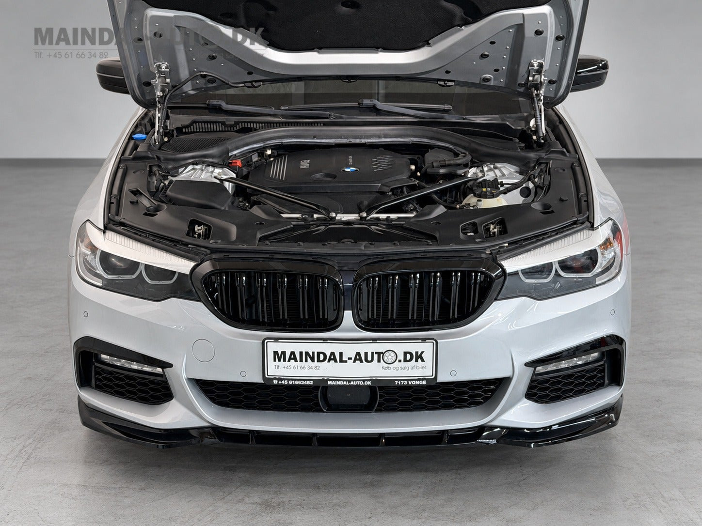 Grøn BMW 520d fra 2018