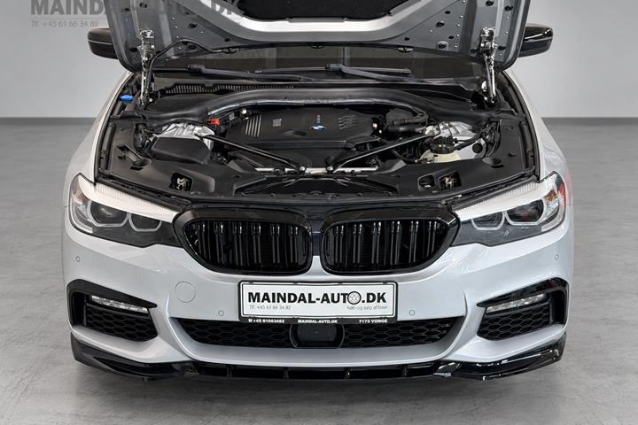 Grøn BMW 520d fra 2018