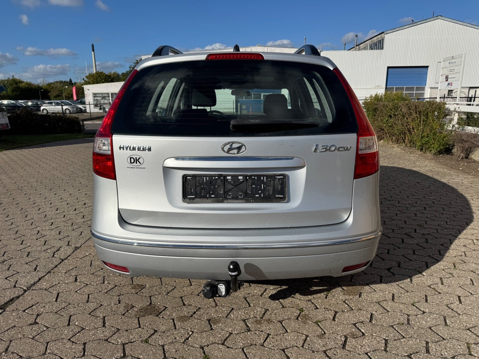 Rød Hyundai i30 fra 2010