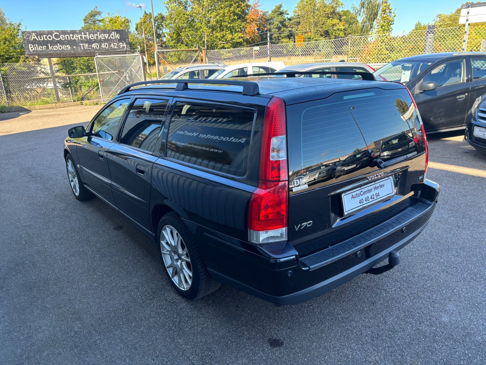 Sort Volvo V70 fra 2006