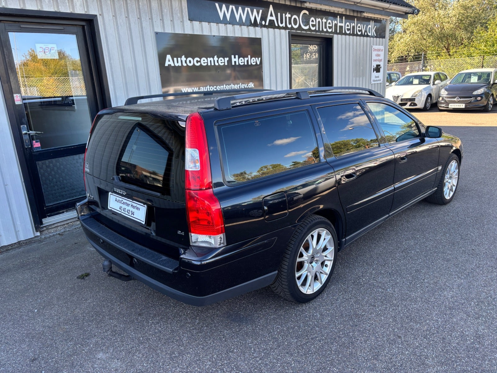 Sort Volvo V70 fra 2006