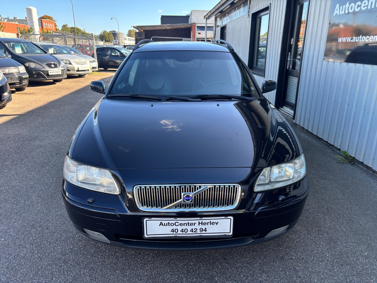 Sort Volvo V70 fra 2006