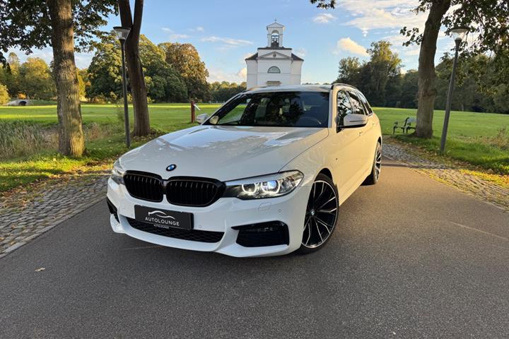 Hvid BMW 520i fra 2019